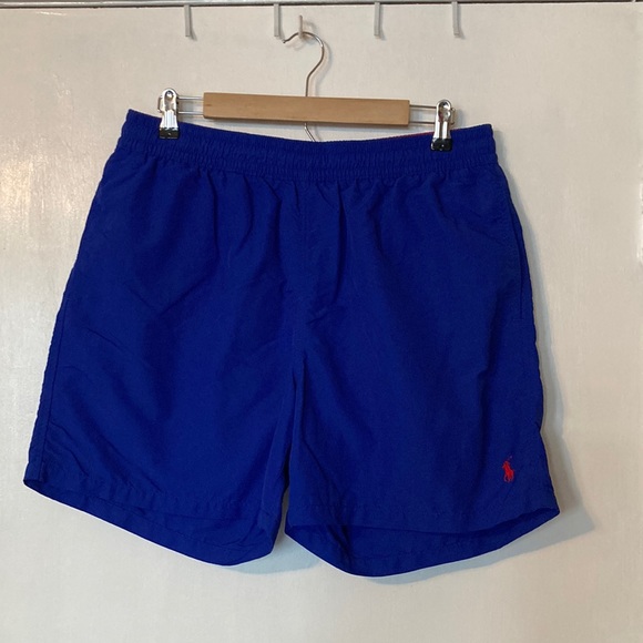 Ralph Lauren Polo Men’s Royal Blue Swim Trunks - Picture 1 of 7